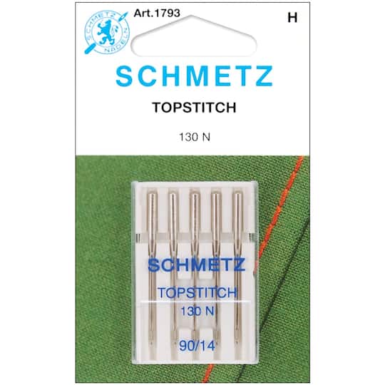 SCHMETZ Topstitch Machine Needles, 14/90